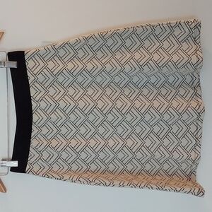 NWT Gilli Shelly Printed A Line Skirt Black and White Size‎ Small